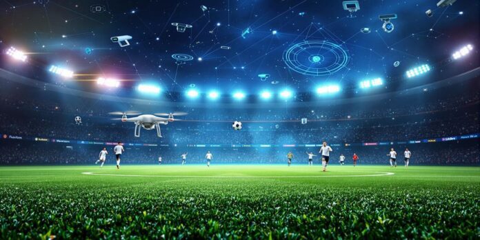 Soccer players on the field with AI in FIFA enhancing gameplay, decisions, and the overall experience.