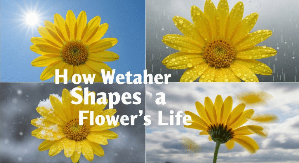 How Weather and Climate Shape the Life of a Flower