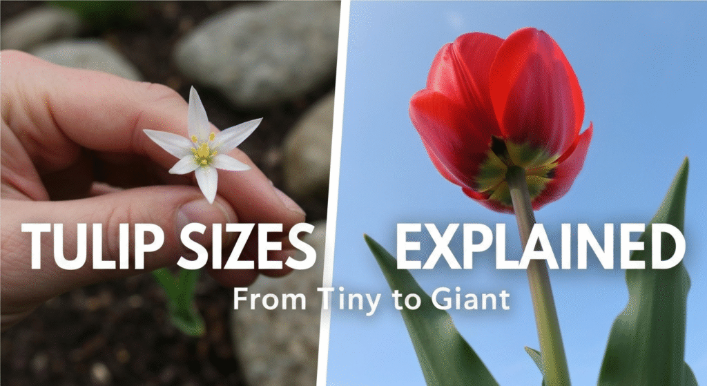 Gardener’s Guide to Tulip Sizes: From Tiny Treasures to Giant Blooms