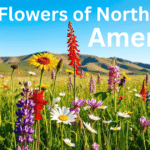Colorful flowers of North America